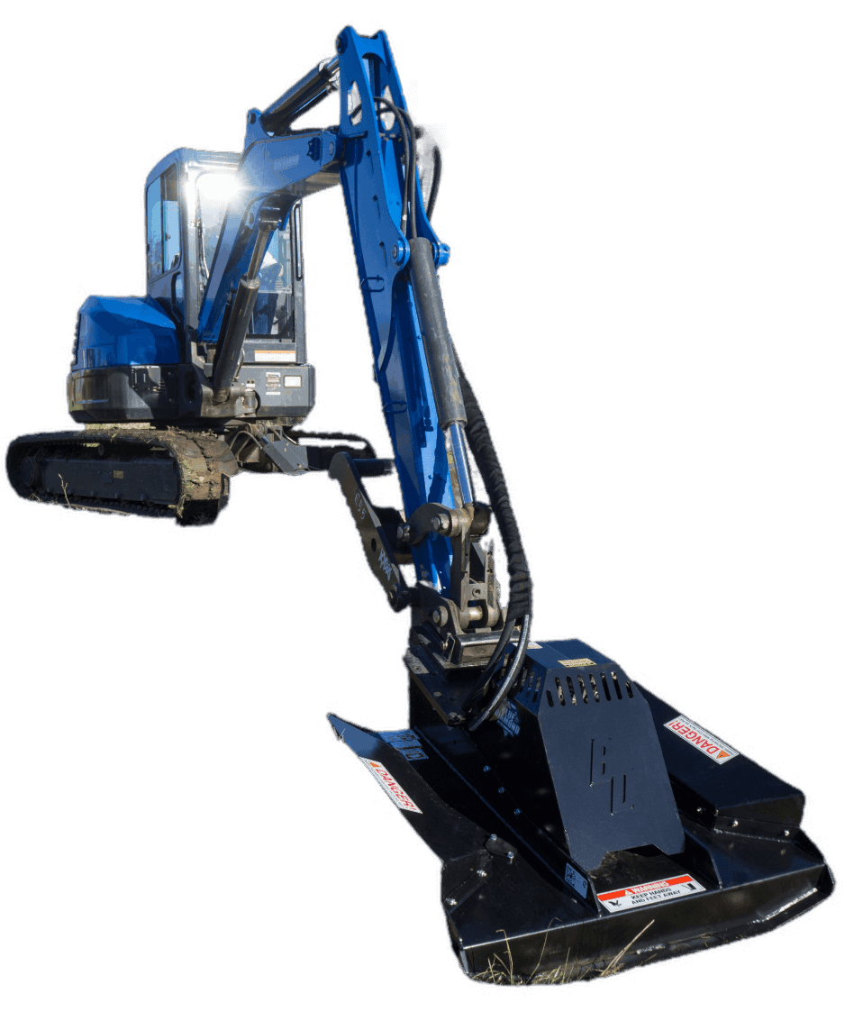 An example of a Blue Diamond attachment machine