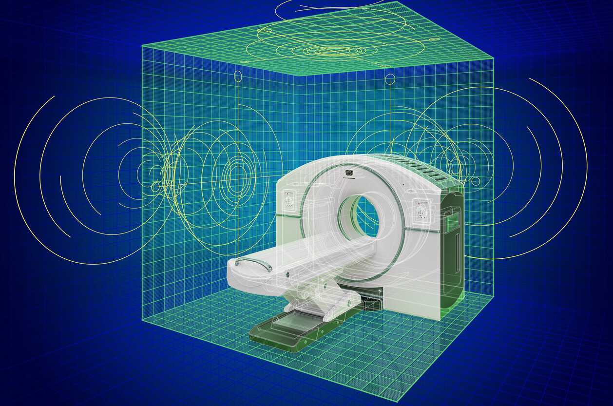 computer engineering model of medical mri equipment