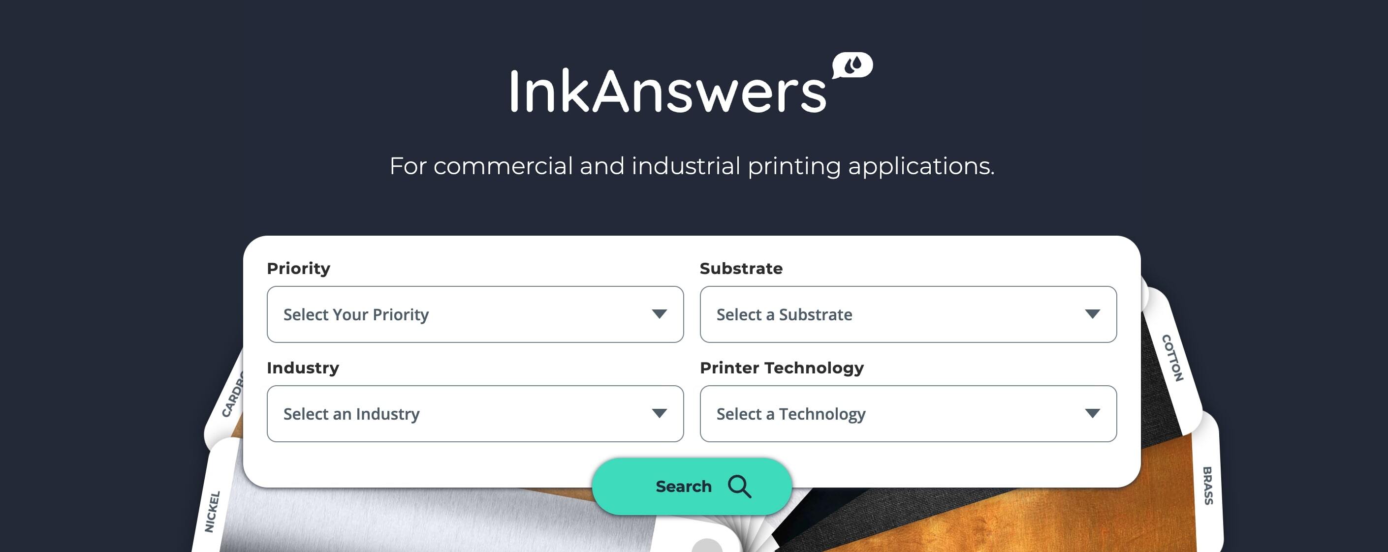 Ink Answers main search view