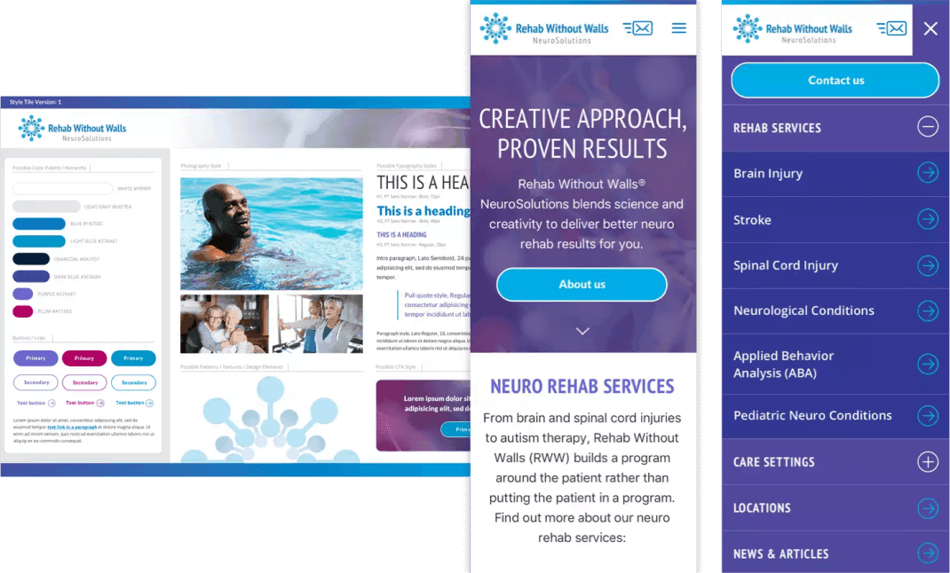 Rehab without walls user experience examples