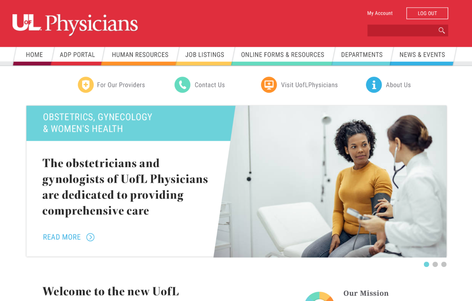 U of L Physicians home page